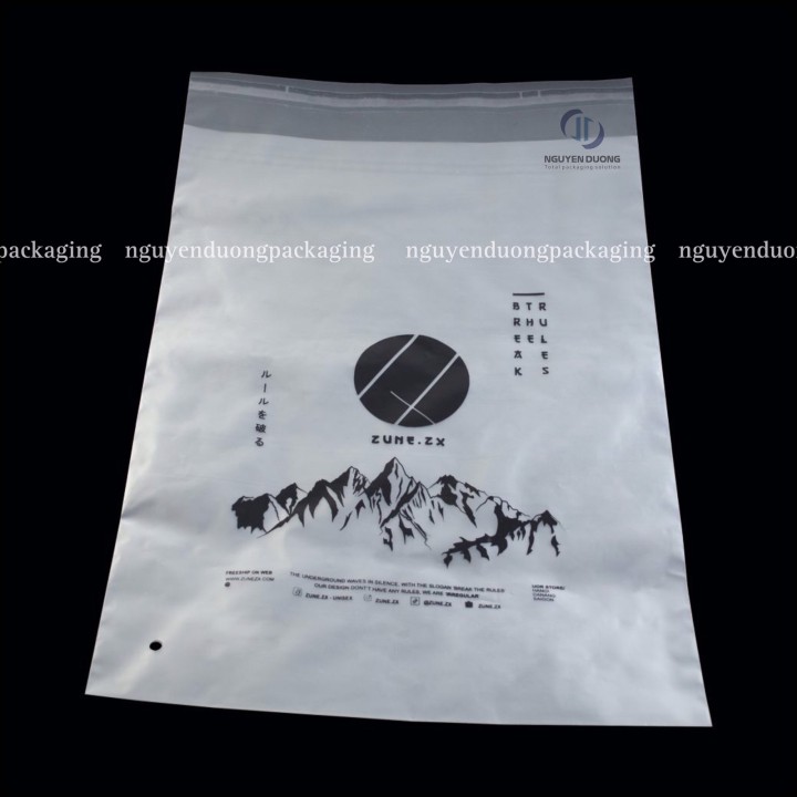(1kg) Túi dán miệng Mờ không in