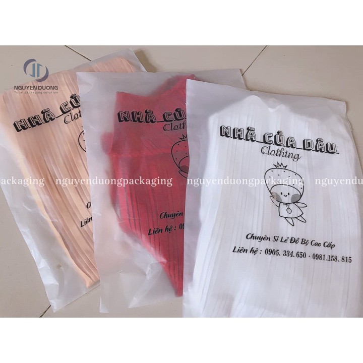Túi dán miệng Mờ không in