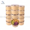 (50 chiếc) Bát giấy Kraft có nắp dùng 1 lần