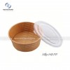 (50 chiếc) Bát giấy Kraft có nắp dùng 1 lần