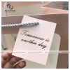 (10 chiếc) Túi giấy cửa sổ Mica quai dây kèm tag