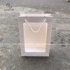 Túi giấy trắng Cửa sổ Mica quai dây