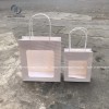 Túi giấy trắng Cửa sổ Mica quai dây
