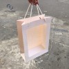 Túi giấy trắng Cửa sổ Mica quai dây