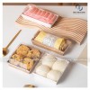 (50 Chiếc) Hộp giấy Kraft đựng bánh Kèm nắp