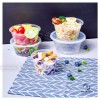 (Lốc 10 chiếc) Hộp nhựa tròn dùng 1 lần kèm nắp