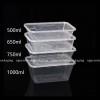 (Lốc 10 hộp) Hộp nhựa vuông dùng 1 lần kèm nắp