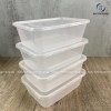 Hộp nhựa vuông dùng 1 lần kèm nắp