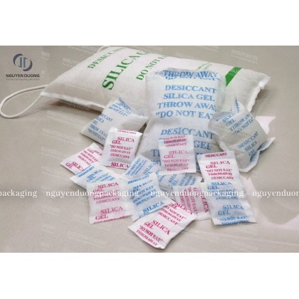 Gói hạt hút ẩm silica