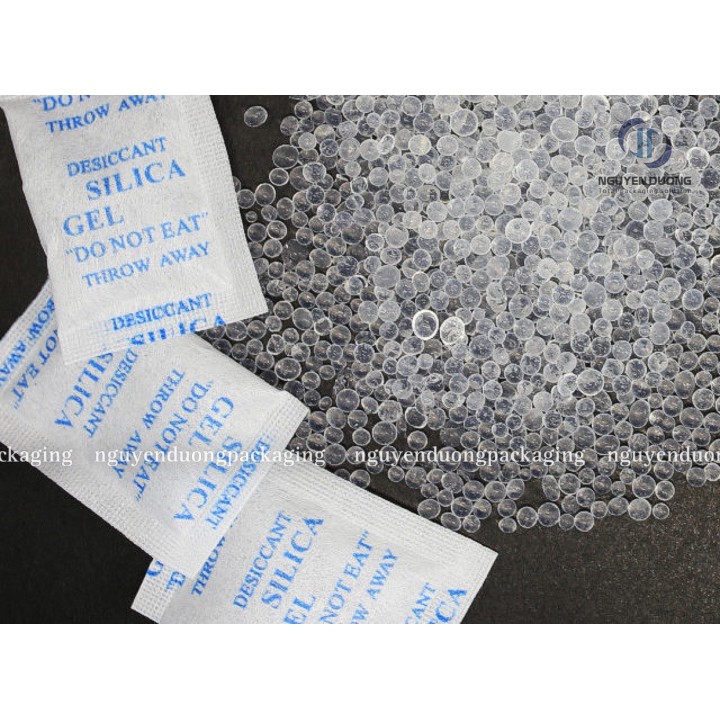Gói hạt hút ẩm silica