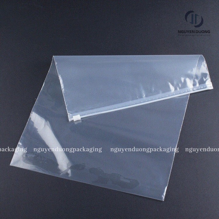 (1kg) Túi zipper Khóa nhựa Trong - Có lỗ thông hơi