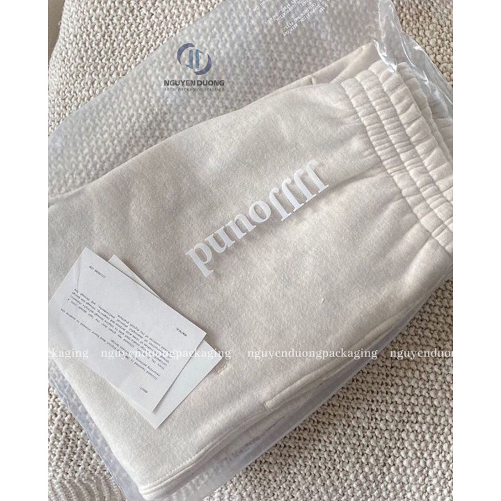 (1kg) Túi zipper Khóa nhựa Trong - Có lỗ thông hơi