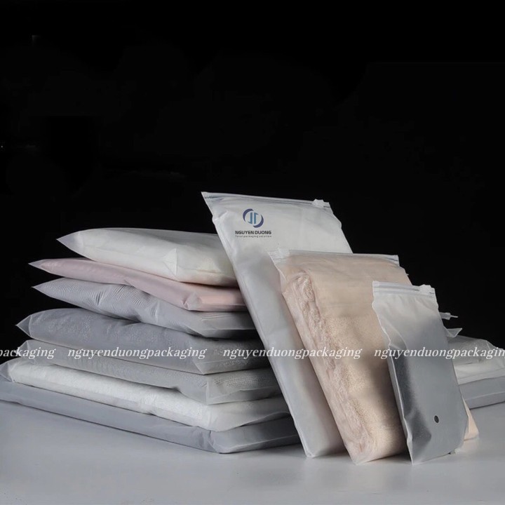 Túi zipper Khóa nhựa Mờ