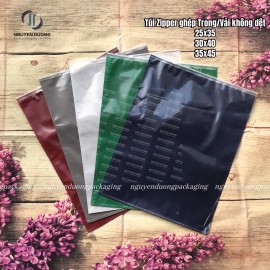 Túi zipper ghép trong/vải không dệt