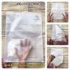 Túi zip 3 biên giấy kraft nâu có cửa sổ