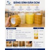 Băng dính trong, vàng, đục