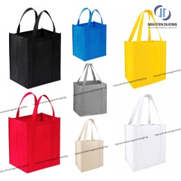 Túi vải không dệt may quai liền thân