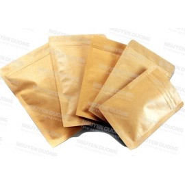 Túi zip giấy 3 biên không cửa sổ 