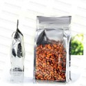 Túi zip 8 cạnh trong bạc
