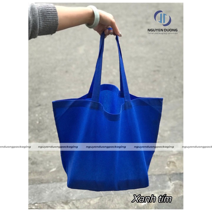 Túi vải quai xách hình hộp dạng may