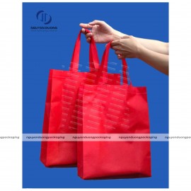 Túi vải không dệt dạng hình hộp ép nhiệt
