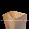 Túi zipper giấy Kraft cửa sổ tràn đáy đứng