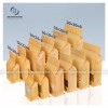 Túi zip giấy kraft nâu 8 biên có cửa sổ