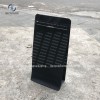 Túi zip 3 biên giấy kraft nâu có cửa sổ