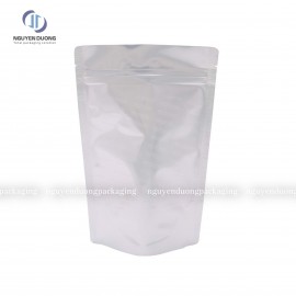 Túi zipper 2 mặt bạc