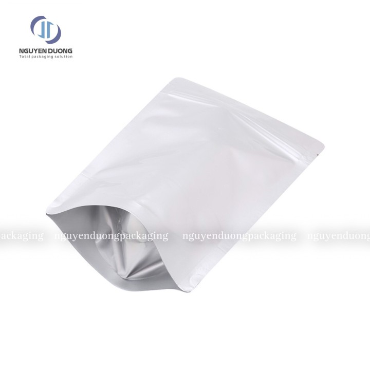 Túi zipper 2 mặt bạc