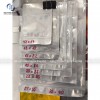 Túi zip 3 biên giấy kraft nâu có cửa sổ