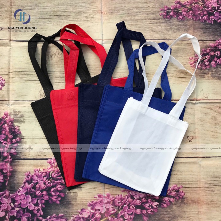 Túi vải không dệt quai dây dạng may viền