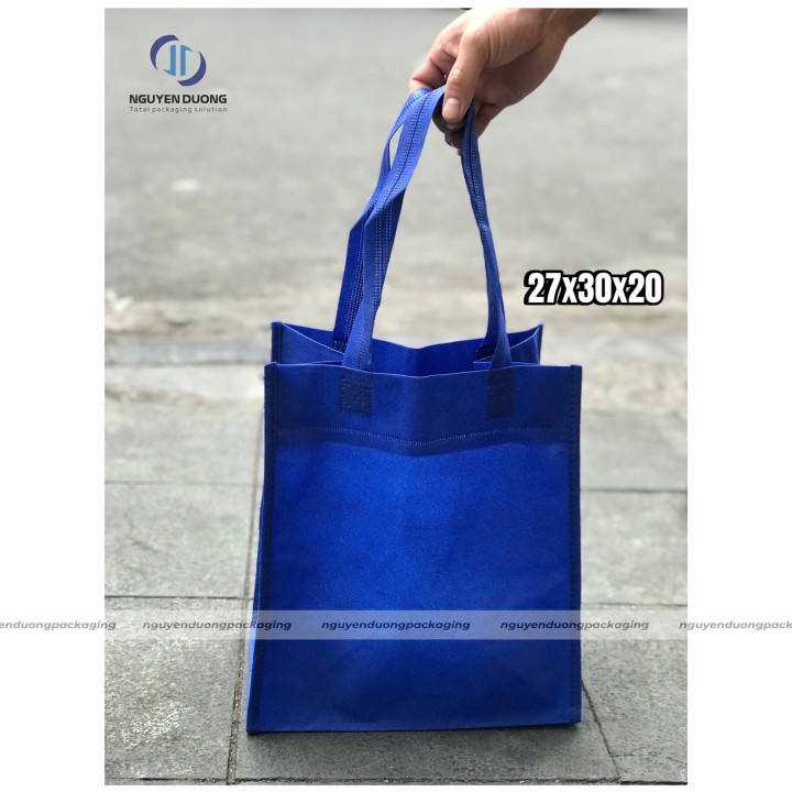 Túi vải không dệt quai dây dạng may viền