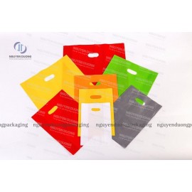 Túi PE đột quai các màu